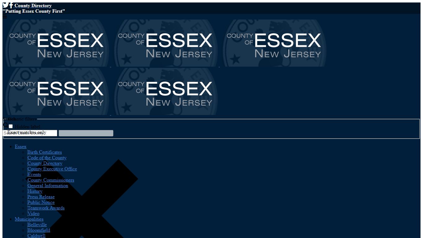 The County of Essex, New Jersey | Information about Court Filings